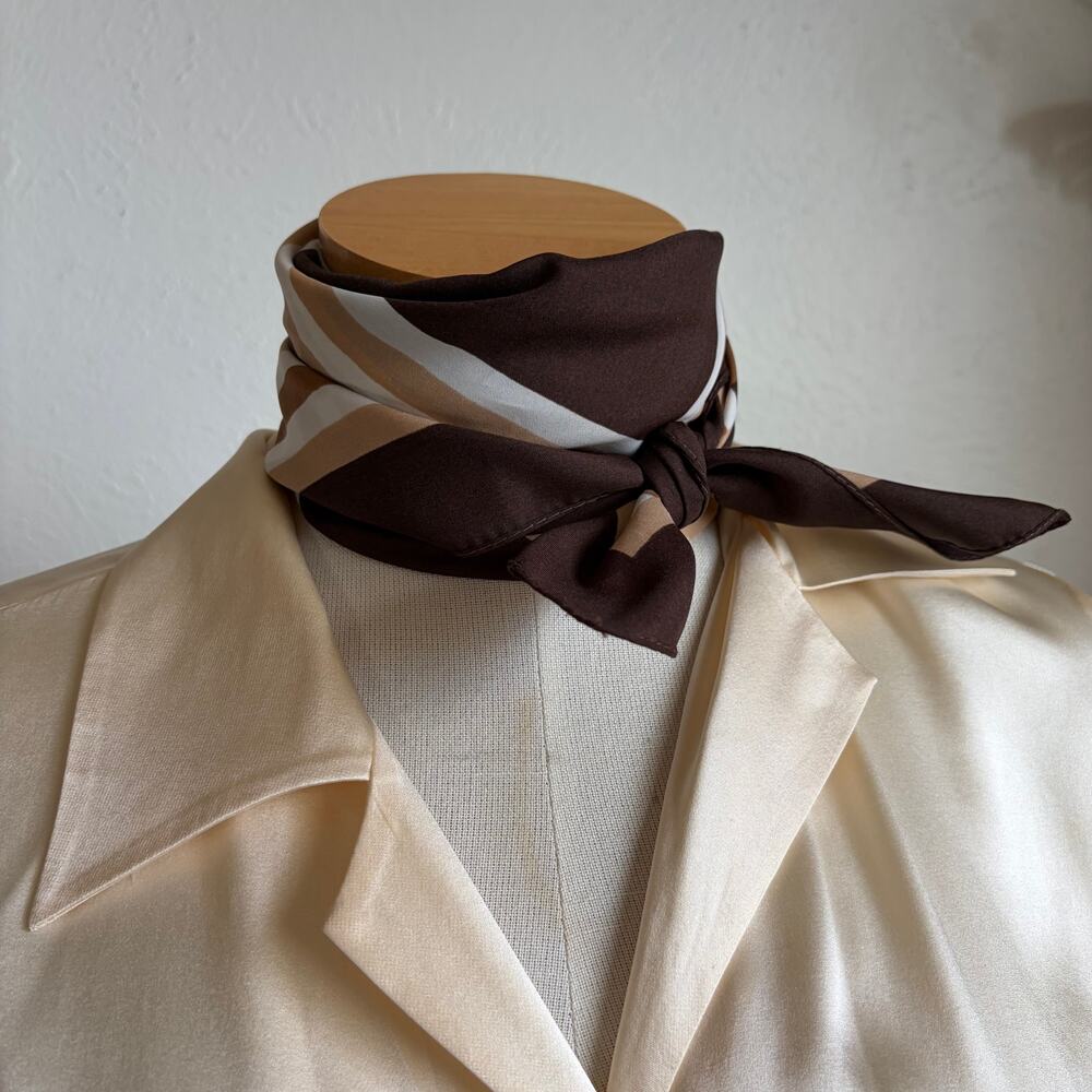 Vintage Polyester Scarf - Picture 2 of 4